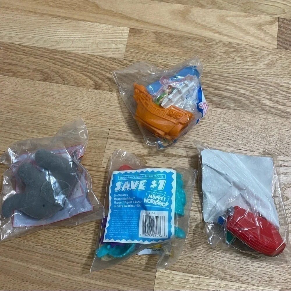 Vintage McDonald’s Happy Meal Toy Bundle Disneyland Tiny Toons Muppets Wildlife